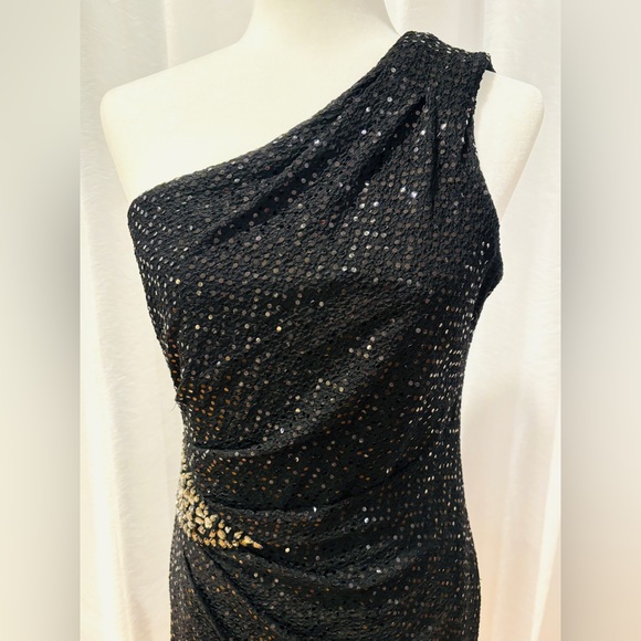 Dazzling Jackie Jon Single Strap Sequined Dress - Picture 6 of 10